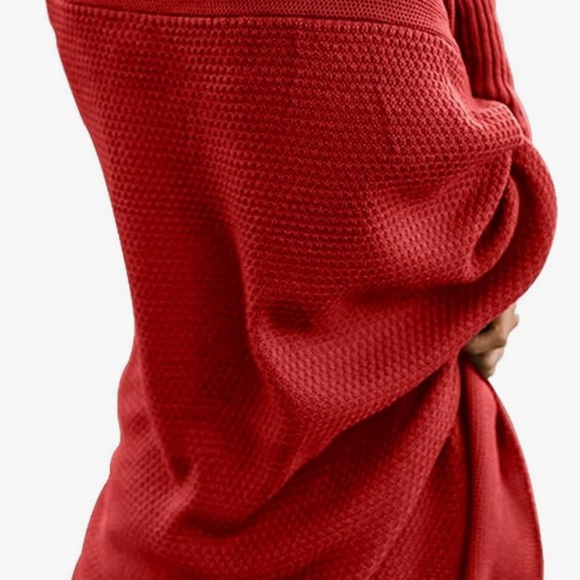 New CHERFLY Women's Chunky Knit Cardigan Wrap Sweater Size Small - Picture 2 of 5